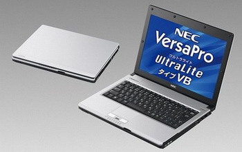 NEC versaPro ultraLite VB and PC mate MG